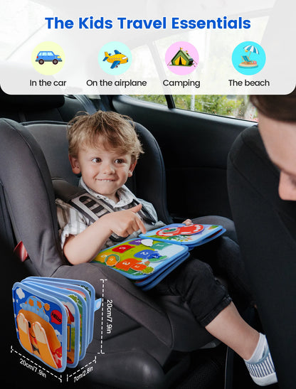 Montessori Busy Book – Quiet Learning Book (Ages 3–6)