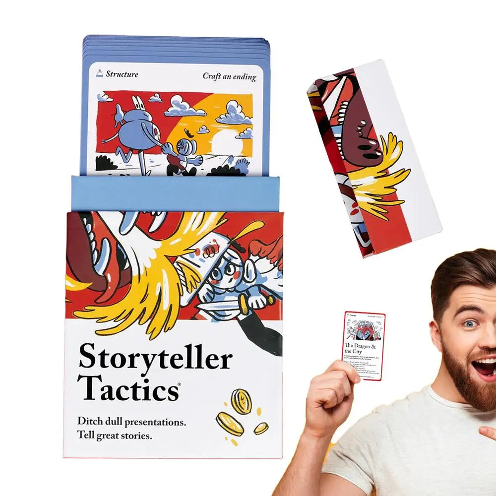 Storyteller Tactics Card Deck Business Tool for Influence Persuasion and Speaking