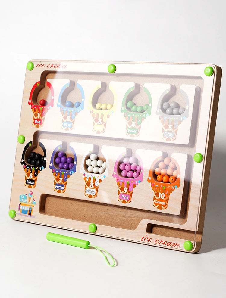 Montessori Magnetic Colour Sorting Maze