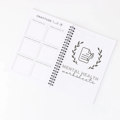 Adult Mental Health Workbooks – Care Journal with Emotion Tracker, CBT Exercises and Relaxation Techniques