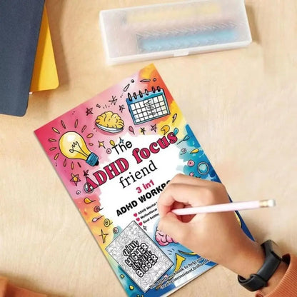 3-in-1 Daily Planner Mindful Organizer, Coloring Journal & Focus Booster