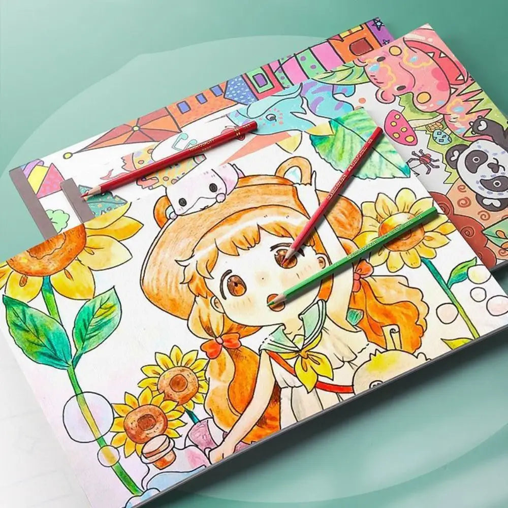 English Version Portable Paper Painting Book – Creative Graffiti & Art Drawing Supplies