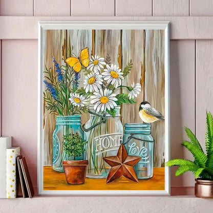 Frameless Paint‑by‑Numbers Canvas Kit — For Creatives Aged 12 to 112