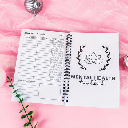Adult Mental Health Workbooks – Care Journal with Emotion Tracker, CBT Exercises and Relaxation Techniques