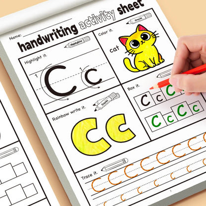 English Letter Handwriting Copybook (5 Types)