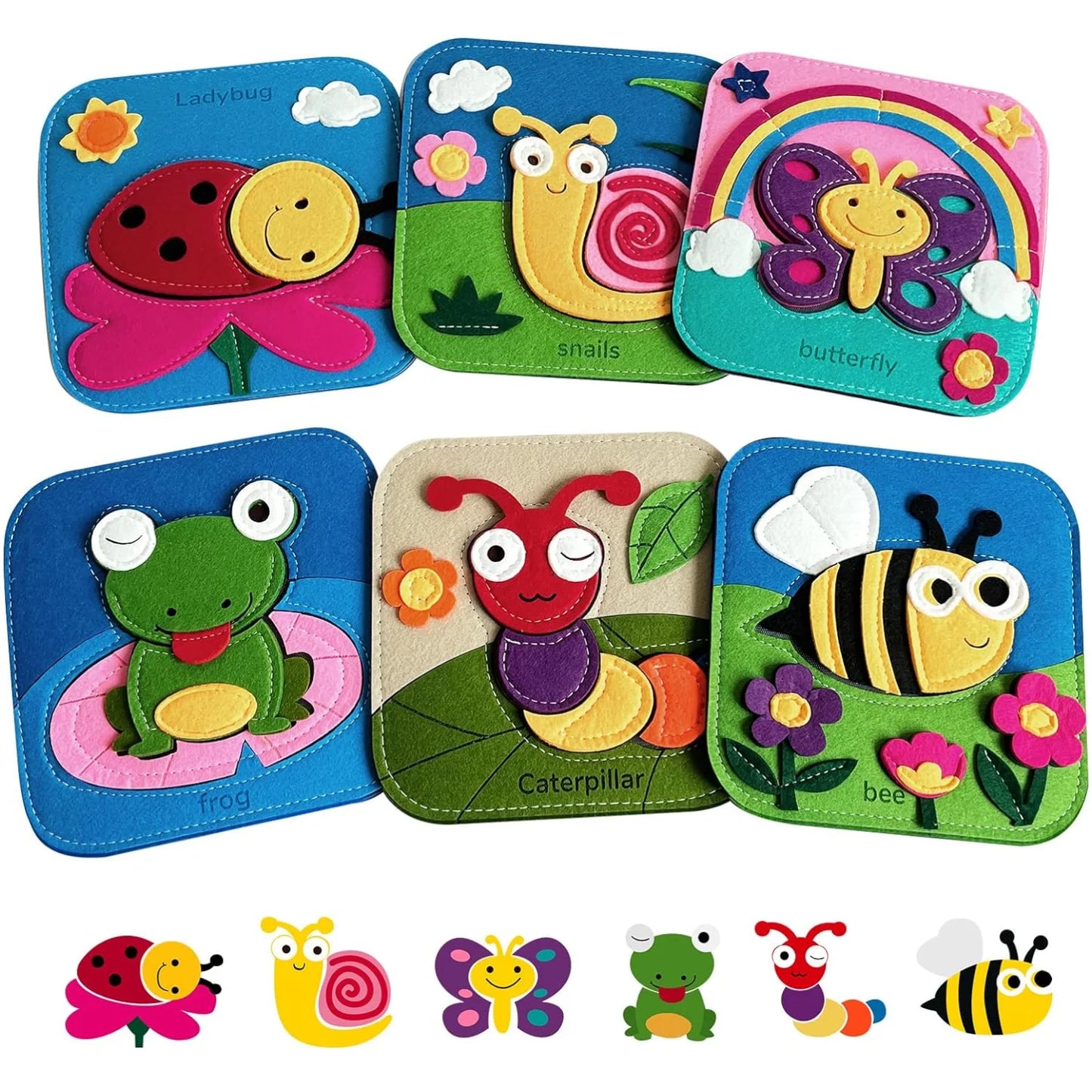 Montessori Busy Book – Quiet Learning Book (Ages 3–6)