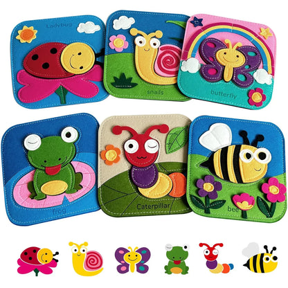 Montessori Busy Book – Quiet Learning Book (Ages 3–6)