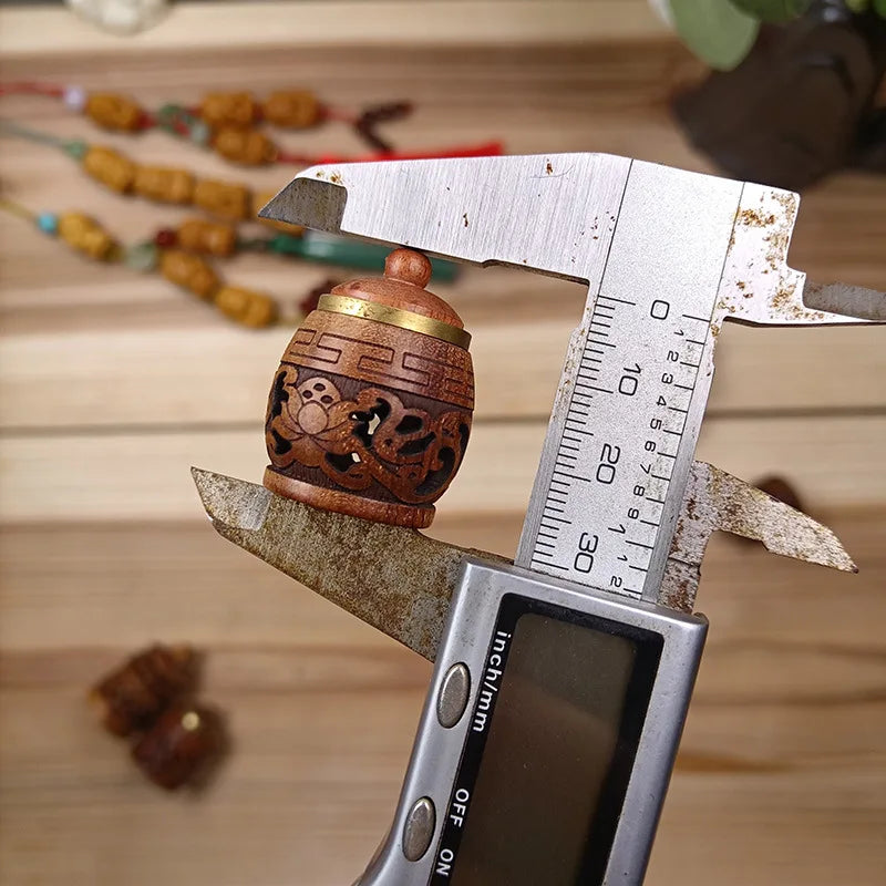 Wood Carved Aromatherapy Hanging Pendant