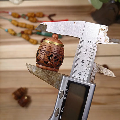 Wood Carved Aromatherapy Hanging Pendant
