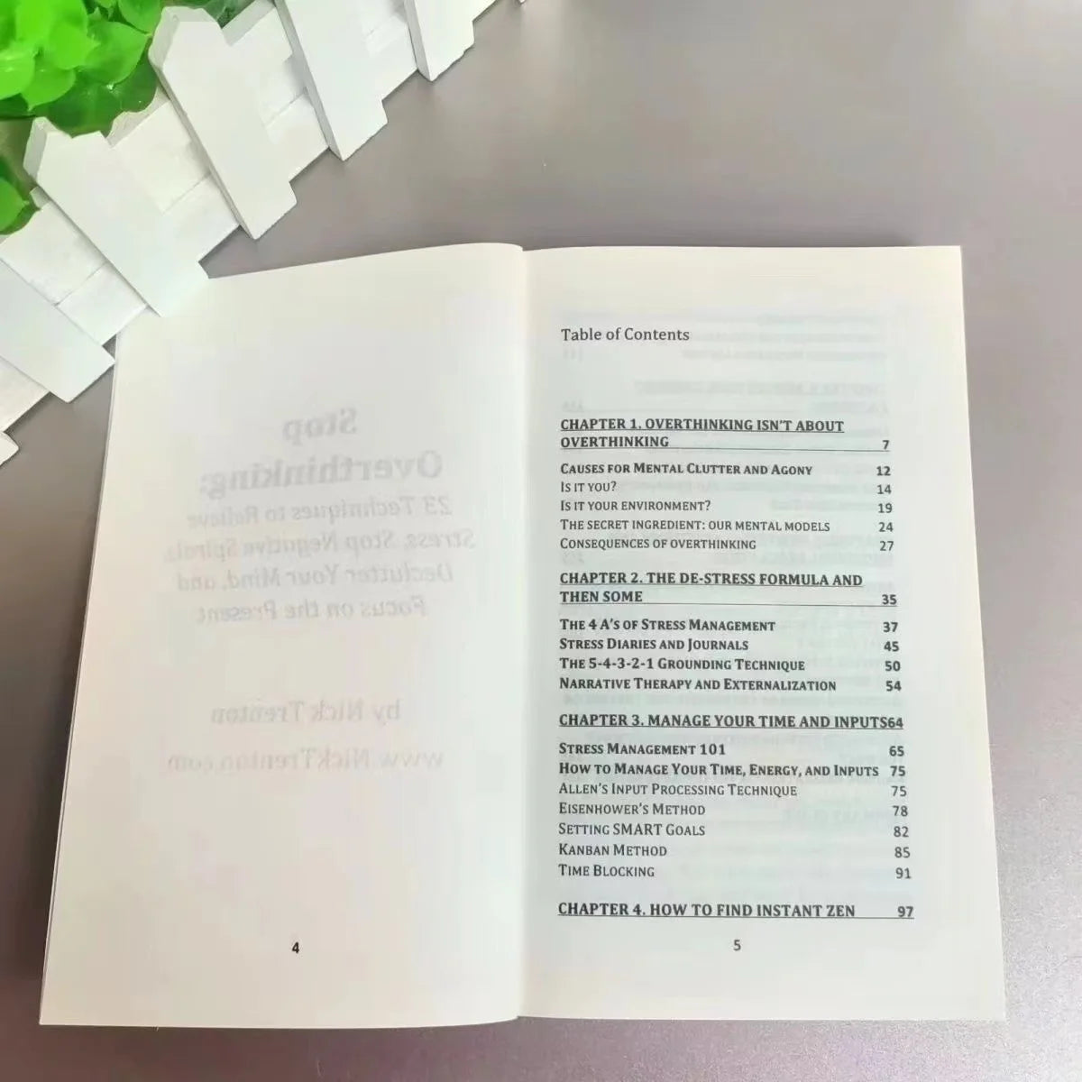 Stop Overthinking by Nick Trenton – A Powerful Self Help Guide to Quiet Your Mind and Reduce Anxiety