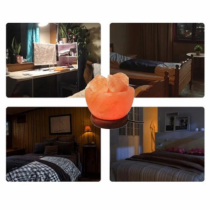 Himalayan Crystal Salt Rock LED Lamp