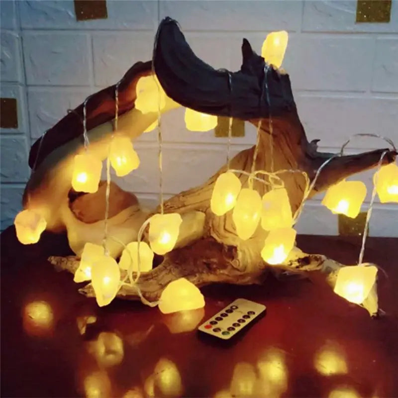 USB Himalayan LED String Salt Lamp