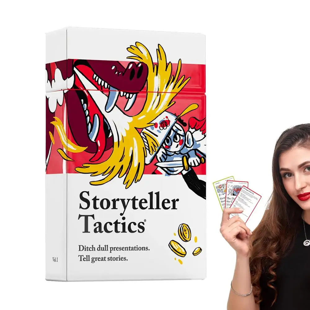 Storyteller Tactics Card Deck Business Tool for Influence Persuasion and Speaking