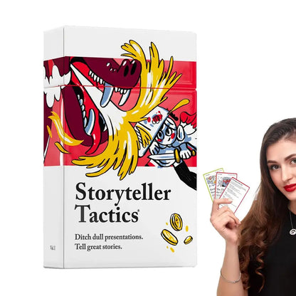 Storyteller Tactics Card Deck Business Tool for Influence Persuasion and Speaking