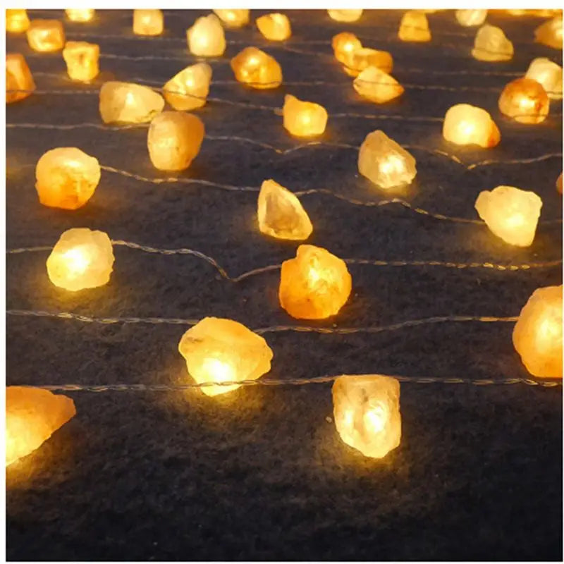 USB Himalayan LED String Salt Lamp
