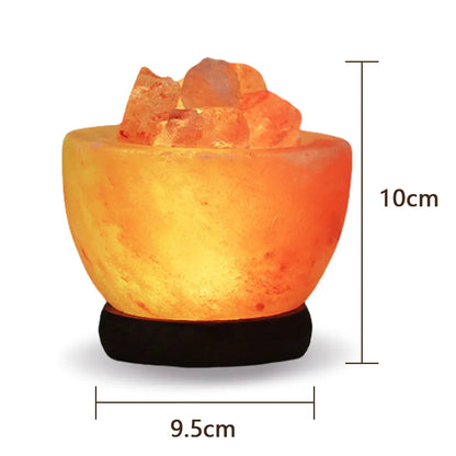 Himalayan Crystal Salt Rock LED Lamp