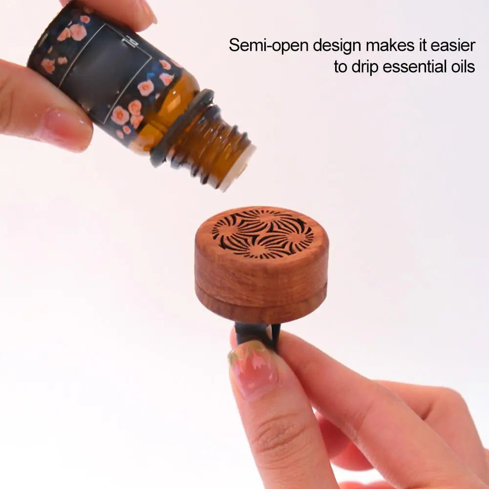 Wooden Essential Oil Diffuser Car Vent Clip