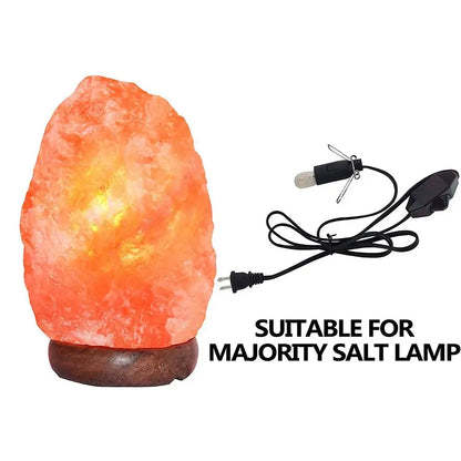 Salt Lamp Cord and Bulb with Dimmer Switch