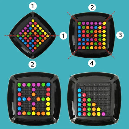 Rainbow Ball Matching Puzzle Game | Montessori Logic Toy for Kids | Educational Brain Teaser