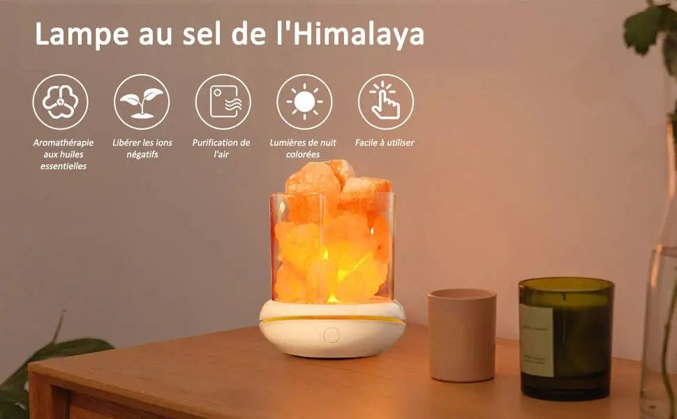 USB Aromatherapy Natural Himalayan Salt Lamp