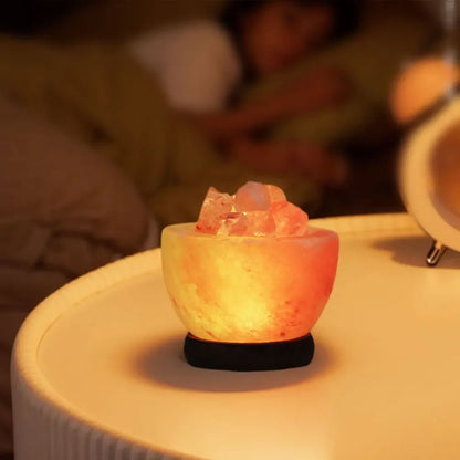 Himalayan Crystal Salt Rock LED Lamp