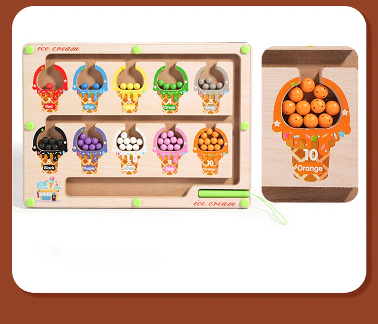 Montessori Magnetic Colour Sorting Maze