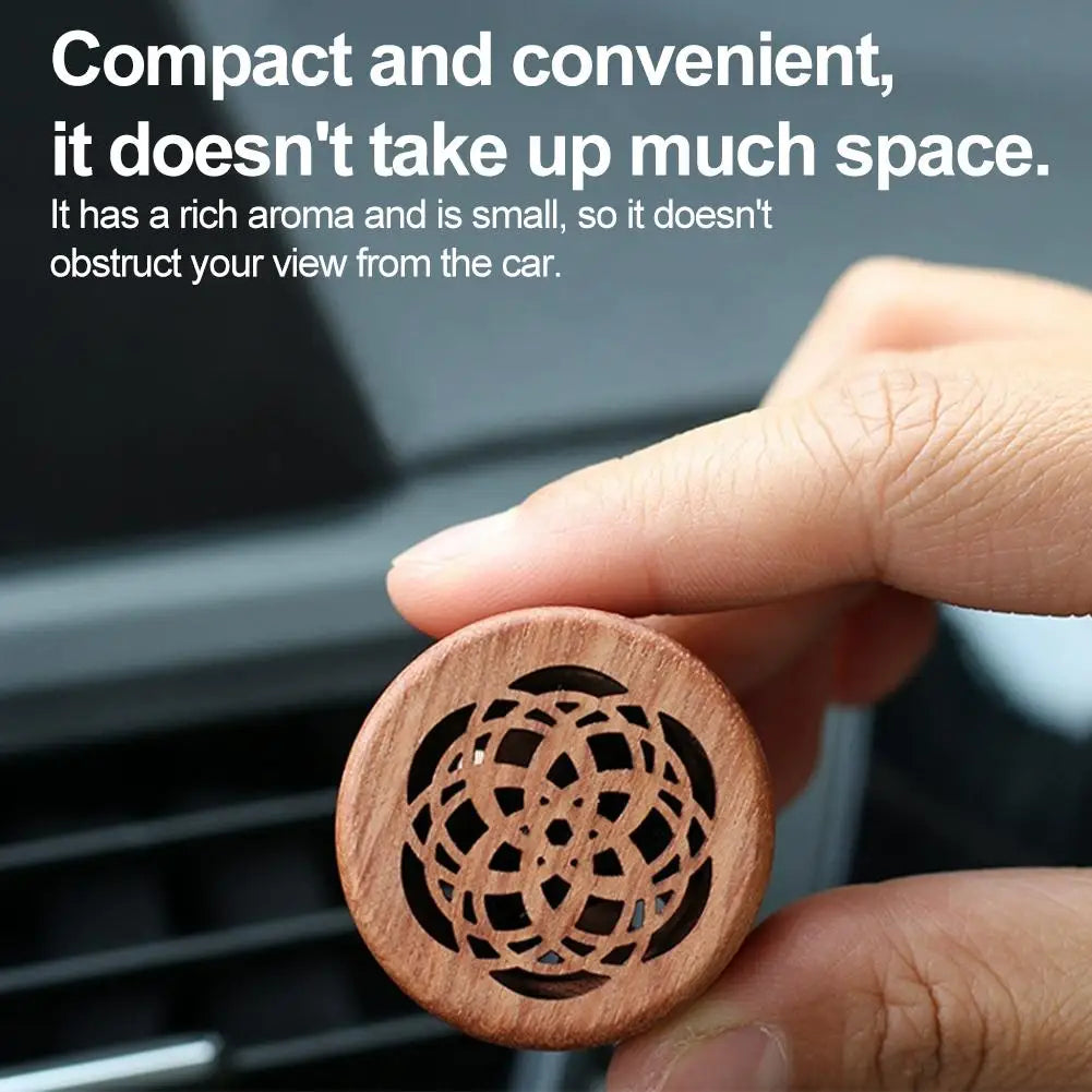 Wooden Essential Oil Diffuser Car Vent Clip