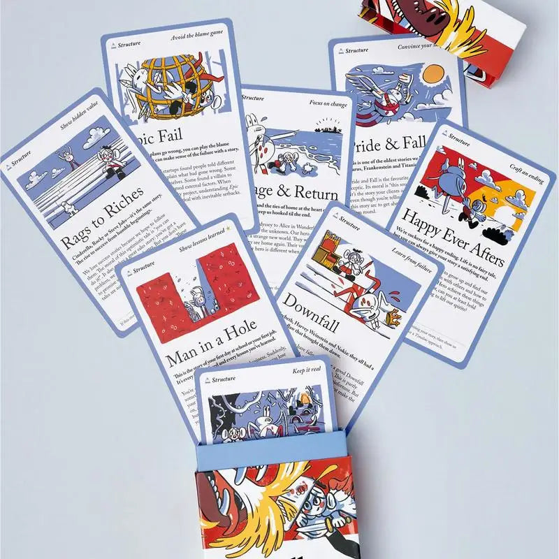 Storyteller Tactics Card Deck Business Tool for Influence Persuasion and Speaking