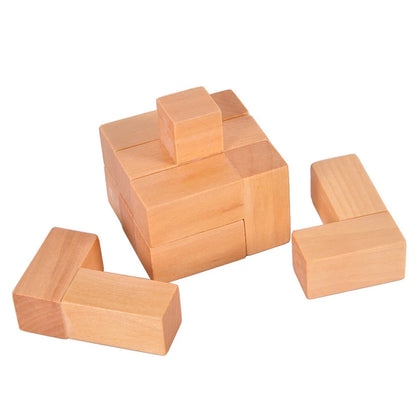 3D Wooden Cube Puzzle