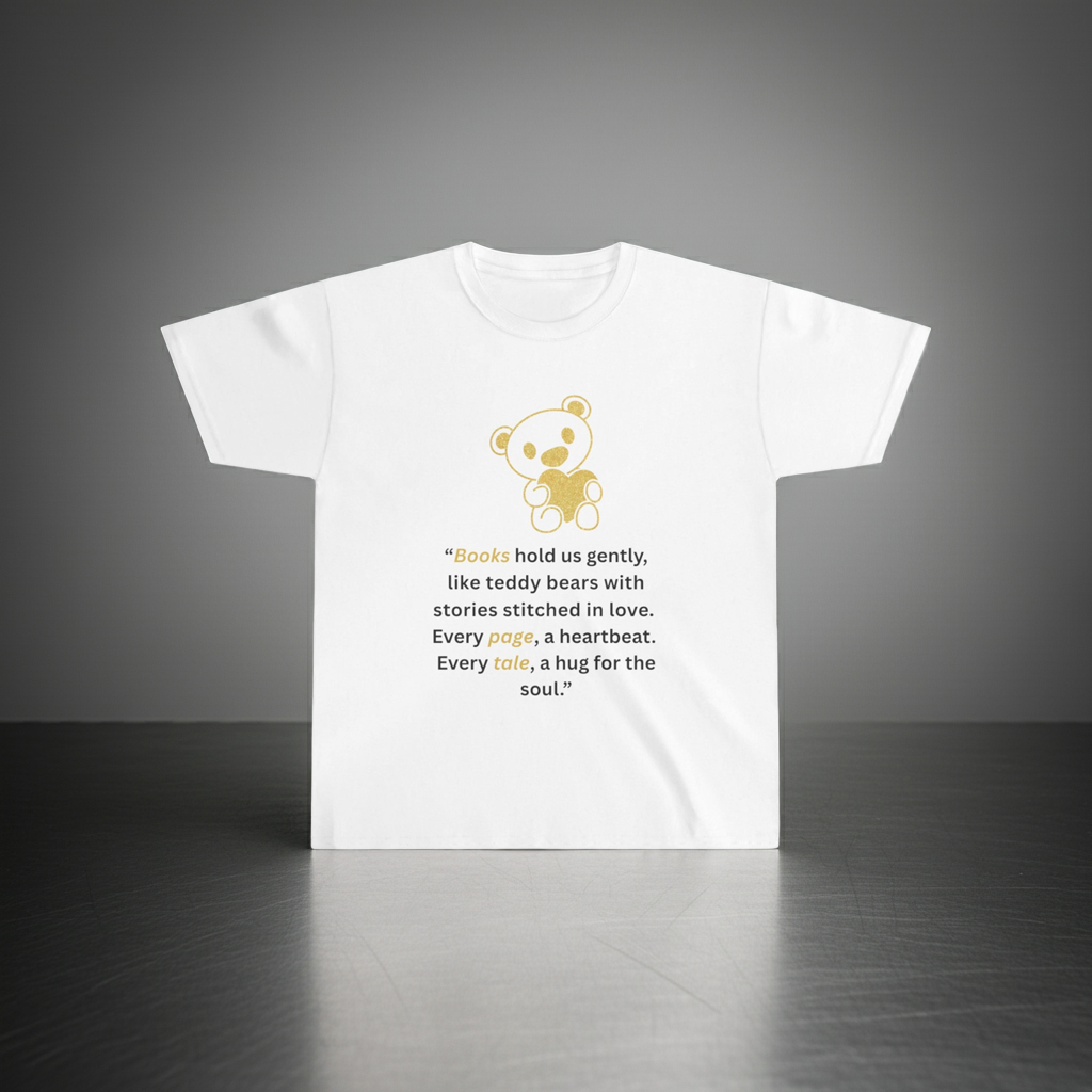 Heartfelt Teddy Bear Youth Tee – Cozy, Inspirational Shirt for Kids