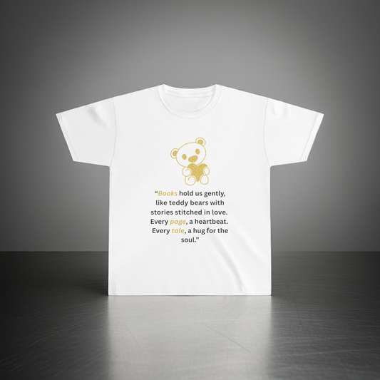 Heartfelt Teddy Bear Youth Tee – Cozy, Inspirational Shirt for Kids