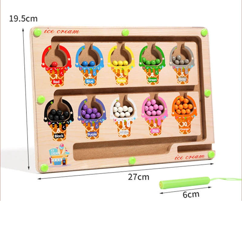 Montessori Magnetic Colour Sorting Maze