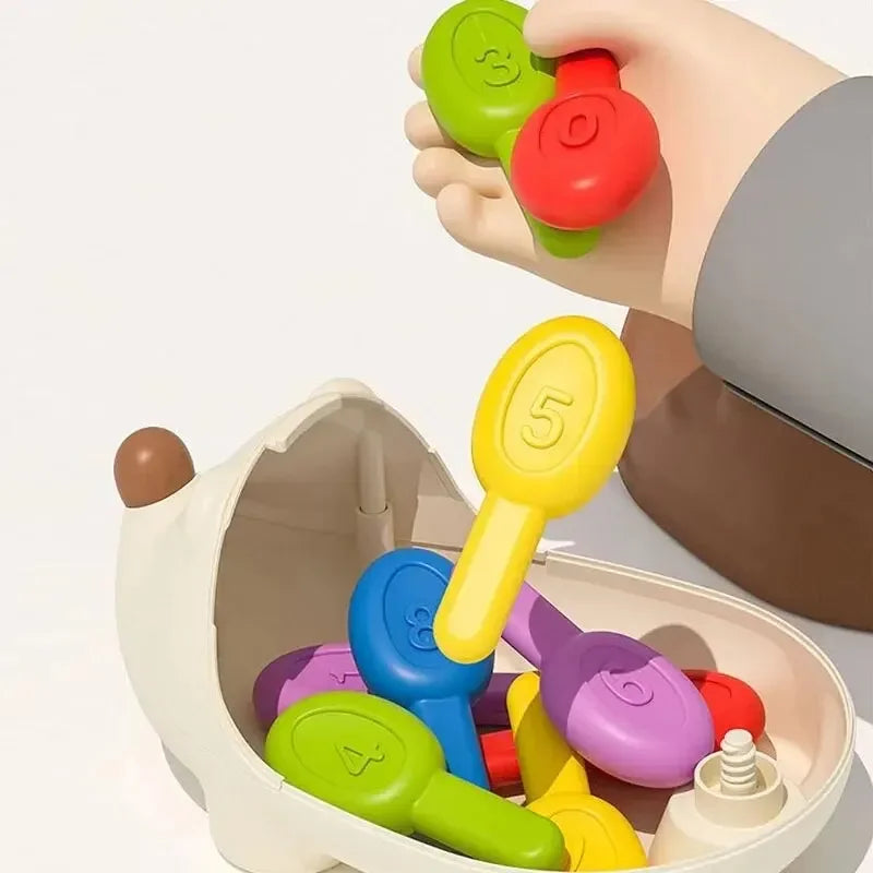 Hedgehog Montessori Baby Toy – Sensory Motor Skill Development Toy for Kids