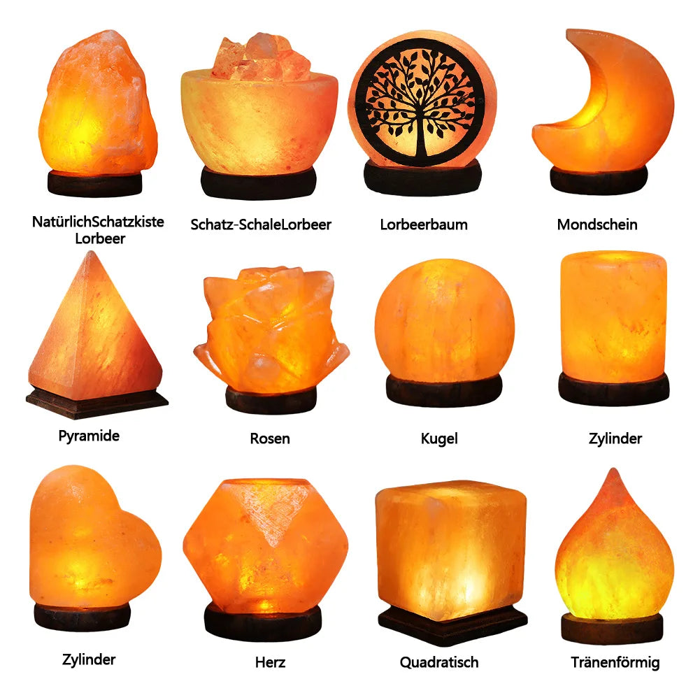 Himalayan Crystal Salt Rock LED Lamp