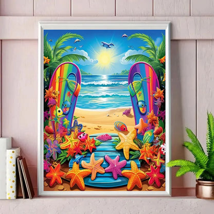 Frameless Paint‑by‑Numbers Canvas Kit — For Creatives Aged 12 to 112