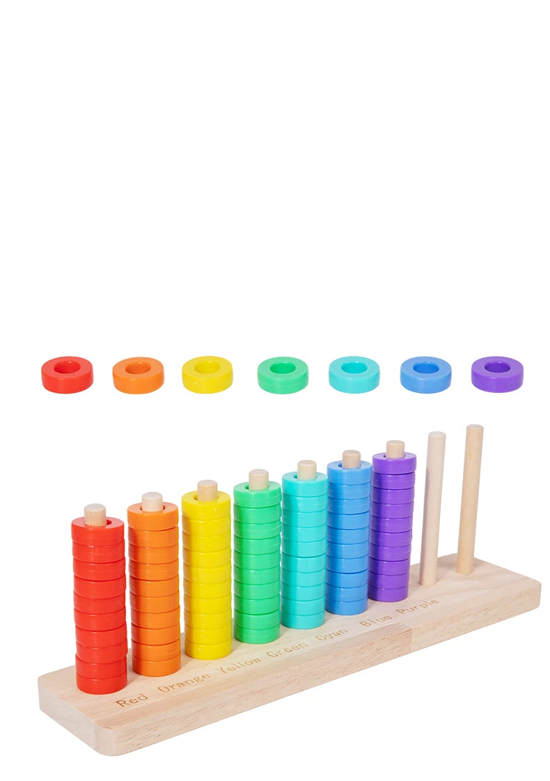 Wooden Montessori Color Matching Game for Kids – Early Learning Educational Toy