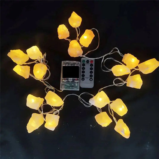 USB Himalayan LED String Salt Lamp