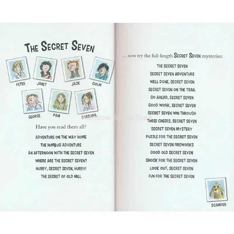 The Secret Seven – 6‑Book Adventure Set by Enid Blyton
