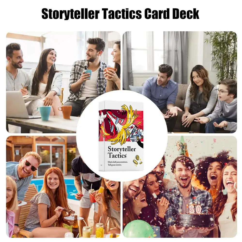 Storyteller Tactics Card Deck Business Tool for Influence Persuasion and Speaking