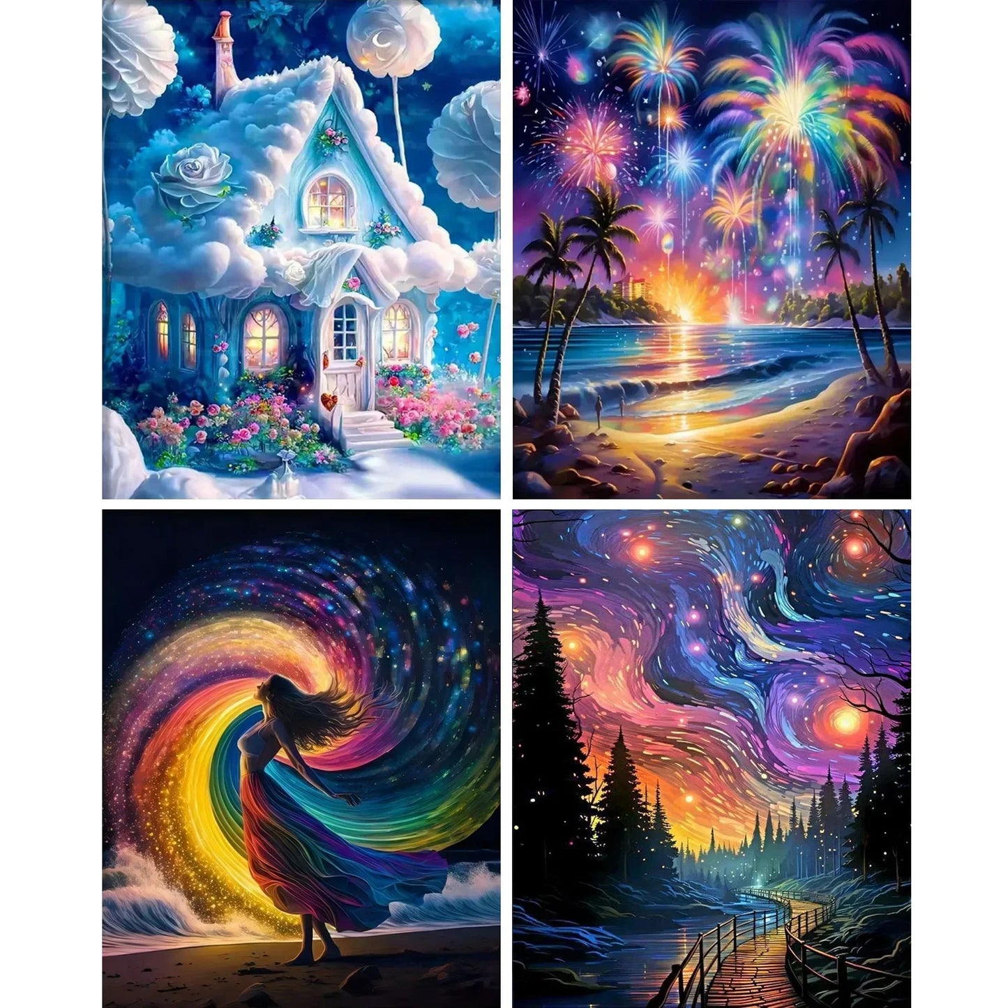 Frameless Paint‑by‑Numbers Canvas Kit — For Creatives Aged 12 to 112