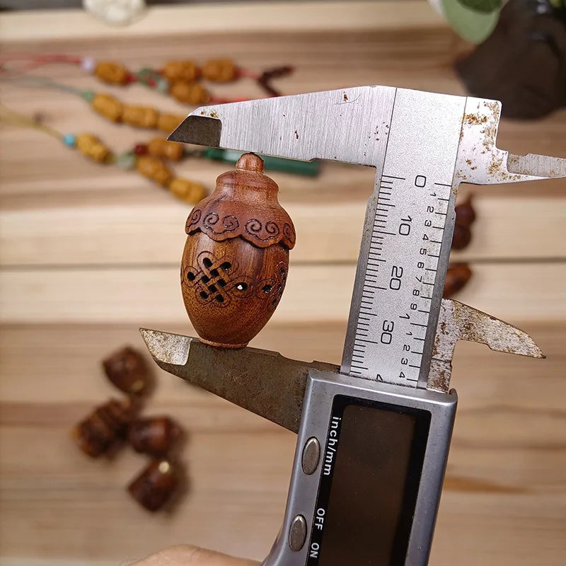 Wood Carved Aromatherapy Hanging Pendant