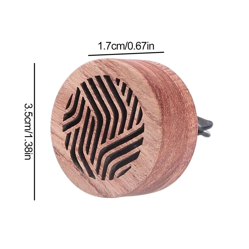 Wooden Essential Oil Diffuser Car Vent Clip