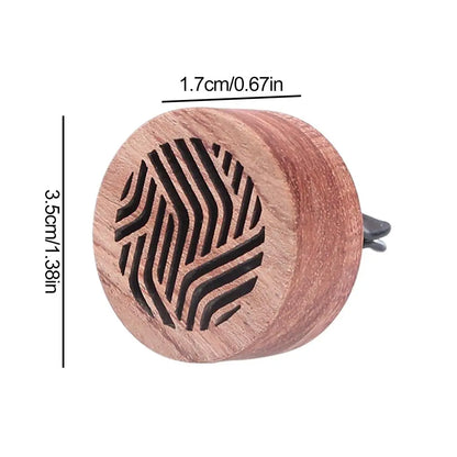Wooden Essential Oil Diffuser Car Vent Clip