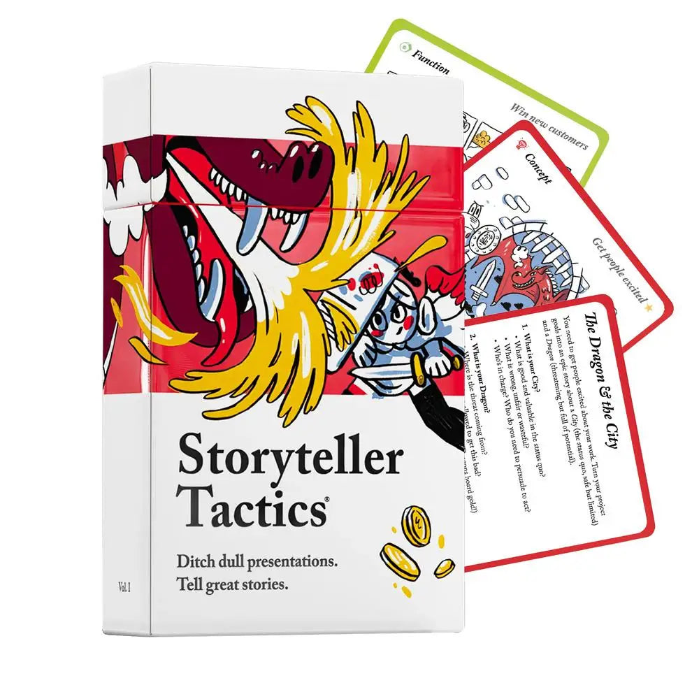 Storyteller Tactics Card Deck Business Tool for Influence Persuasion and Speaking