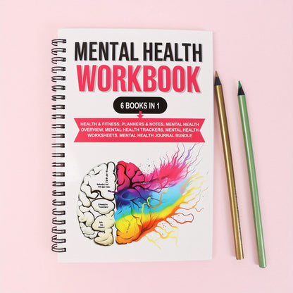 Adult Mental Health Workbooks – Care Journal with Emotion Tracker, CBT Exercises and Relaxation Techniques