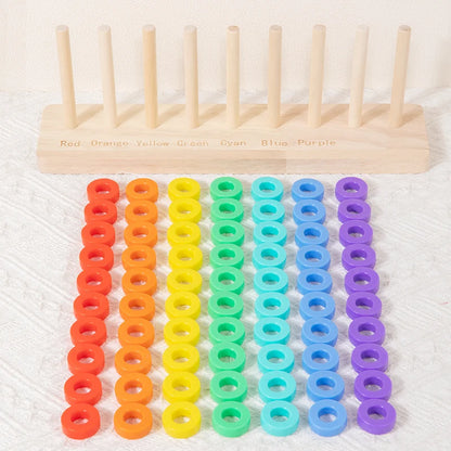 Wooden Montessori Color Matching Game for Kids – Early Learning Educational Toy