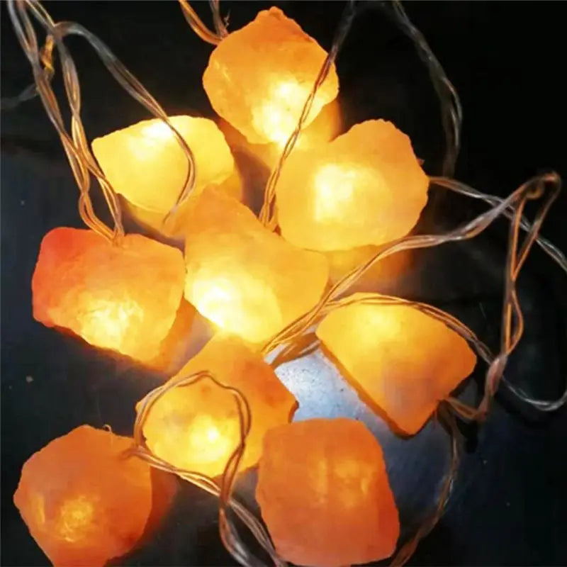 USB Himalayan LED String Salt Lamp