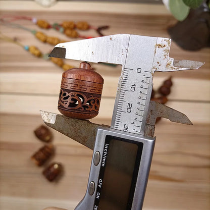 Wood Carved Aromatherapy Hanging Pendant