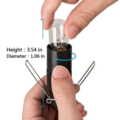 Salt Lamp Cord and Bulb with Dimmer Switch