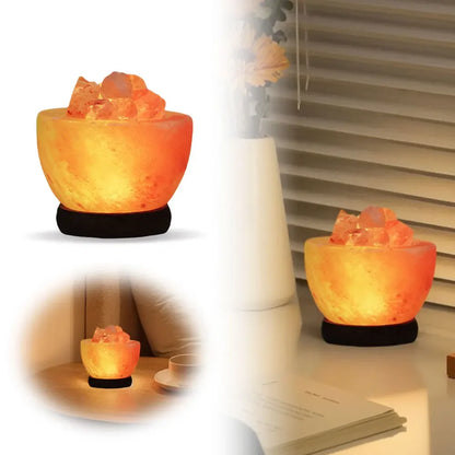 Himalayan Crystal Salt Rock LED Lamp
